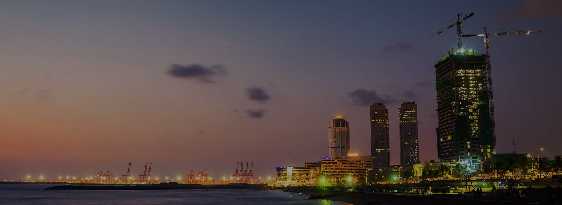 colombo skyline at night