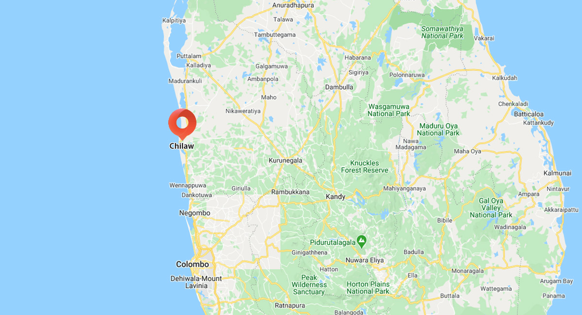 Chilaw Sri Lanka Map Tourist Attractions, Events, Things To Do In Chilaw, Sri Lanka | Love Sri  Lanka